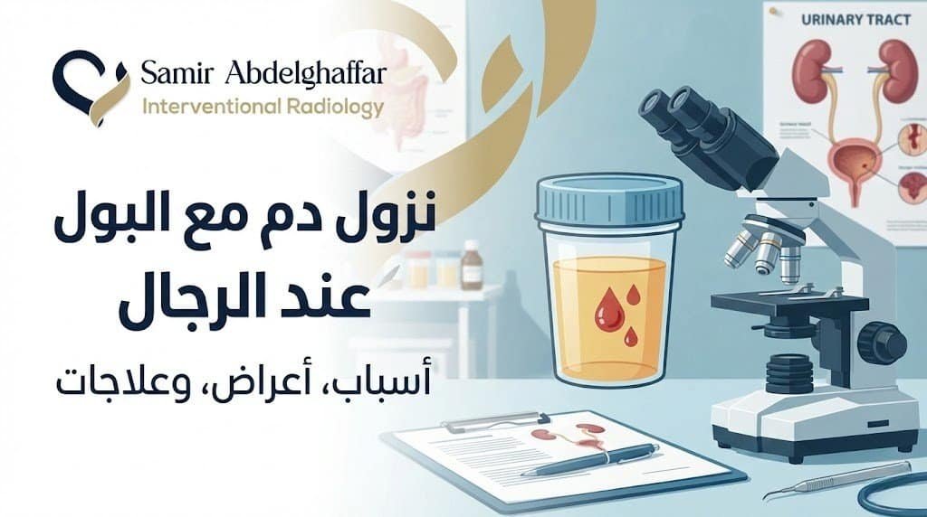 نزول دم مع البول عند الرجال